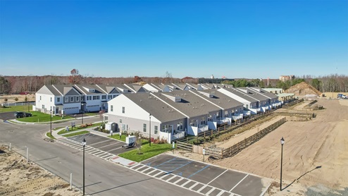 Aerial photo of the neighborhood