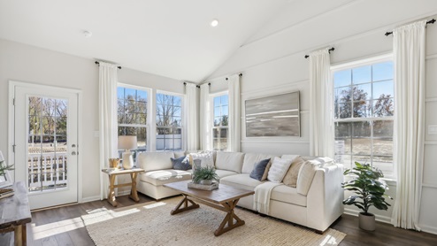 open concept living room
