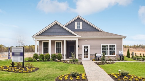 Model home exterior