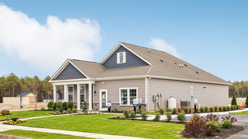 Model home exterior