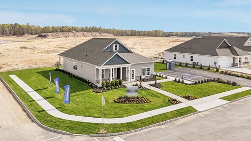 Model home exterior
