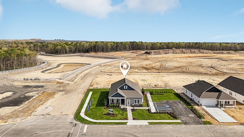 Model home exterior
