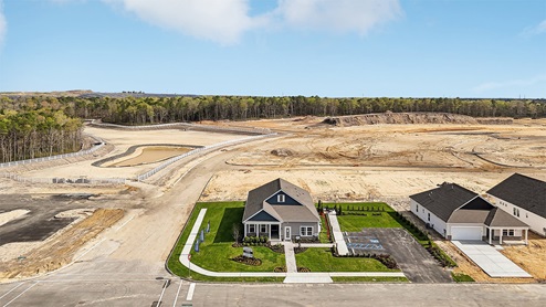 Model home exterior