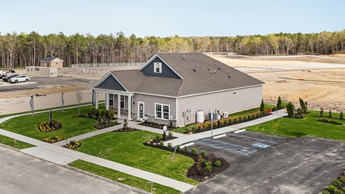 Model home exterior