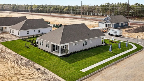 Model home exterior