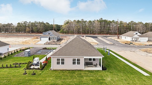 Model home exterior