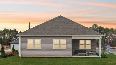 Model home exterior
