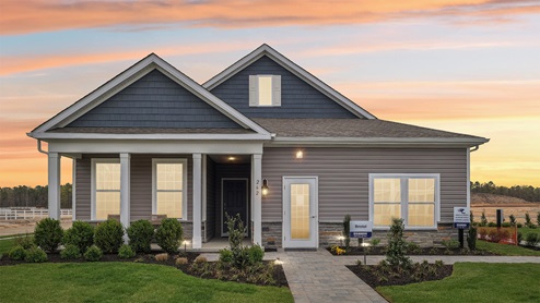 Model home exterior