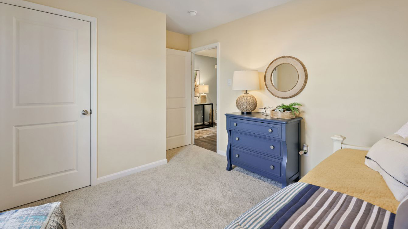 bedroom or flex room off the main entrance