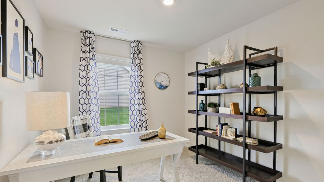 office with white tones throughout