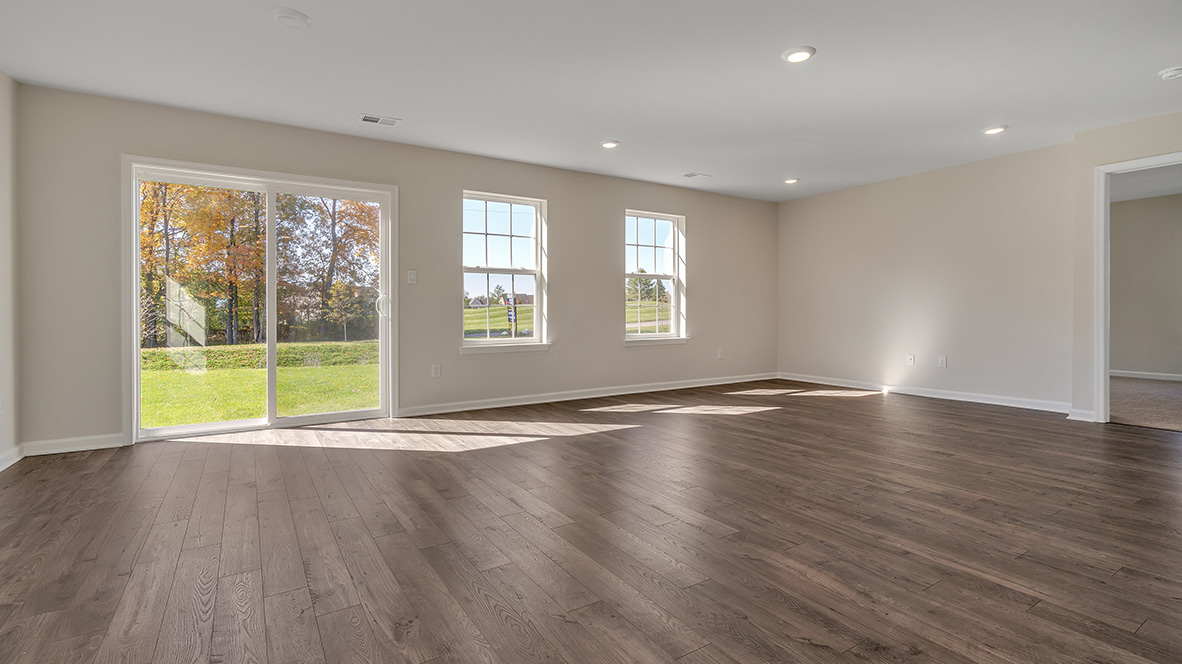 open concept living room