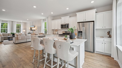 big kitchen island