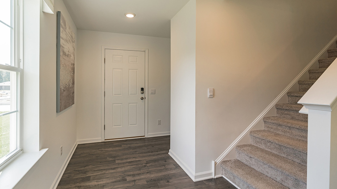 modern front entrance