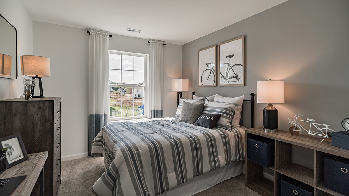 guest bedroom with modern design