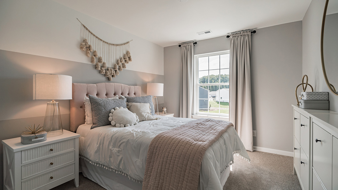 guest bedroom with modern design