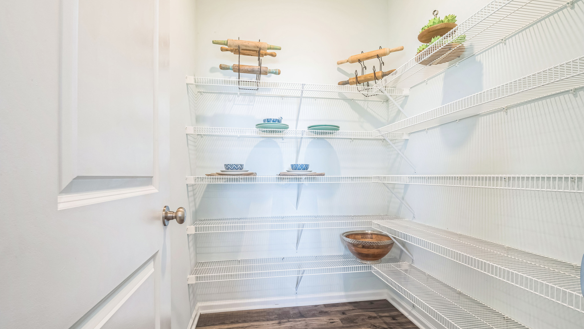 spacious pantry in the kitchen