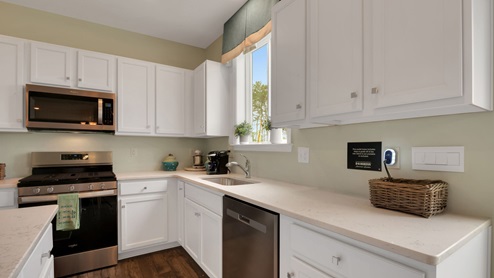 kitchen with kitchen island