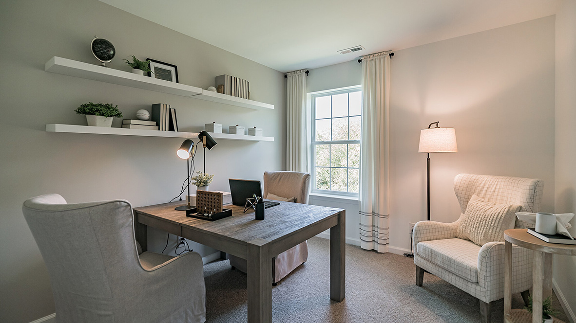 office or bedroom in a deerfield model
