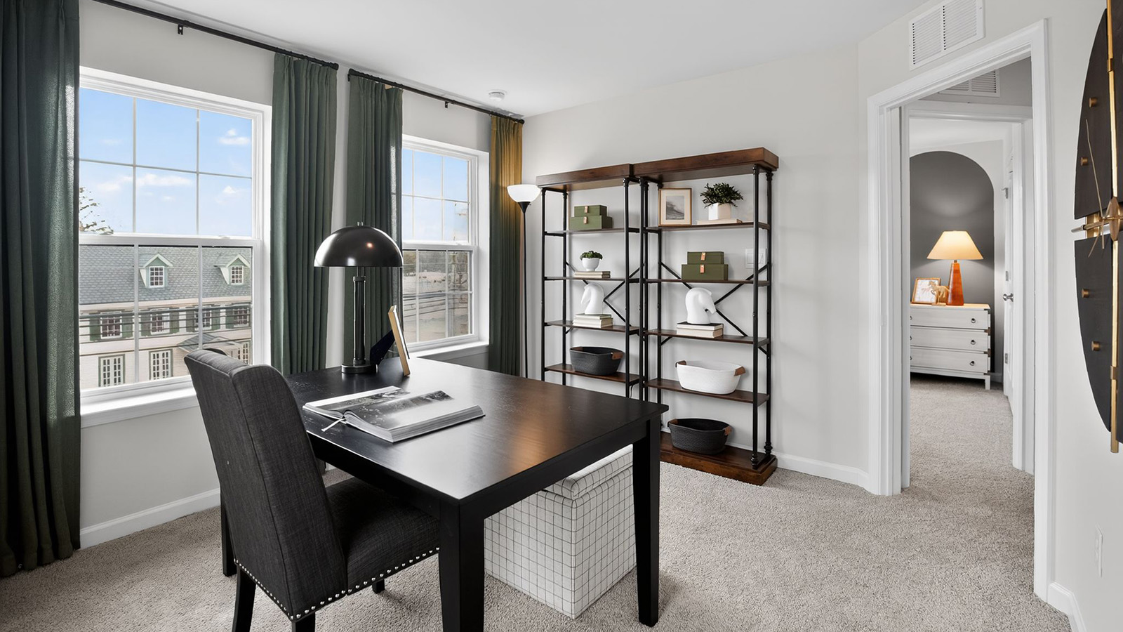 large office with modern design