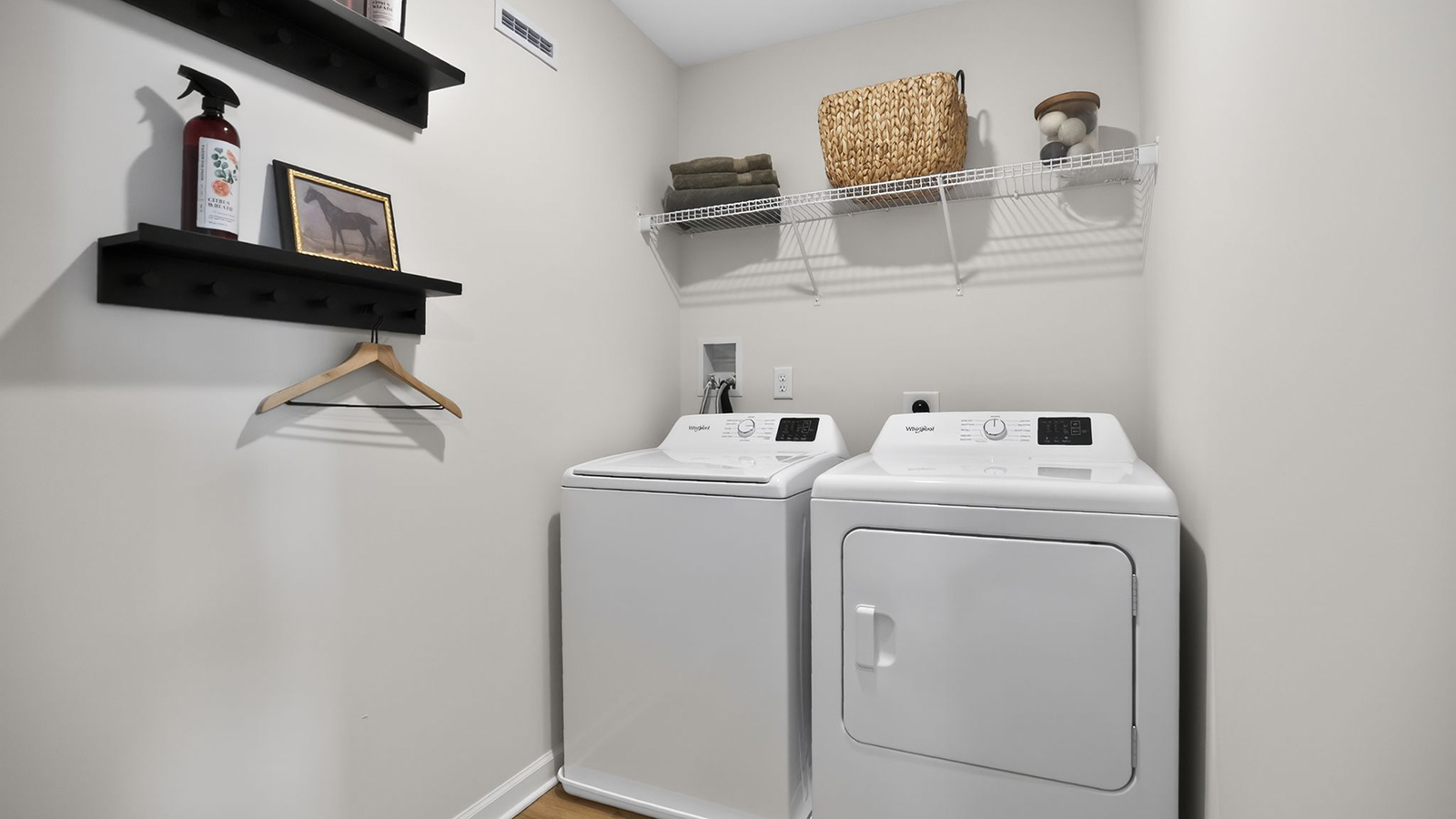 laundry unit with space for storage