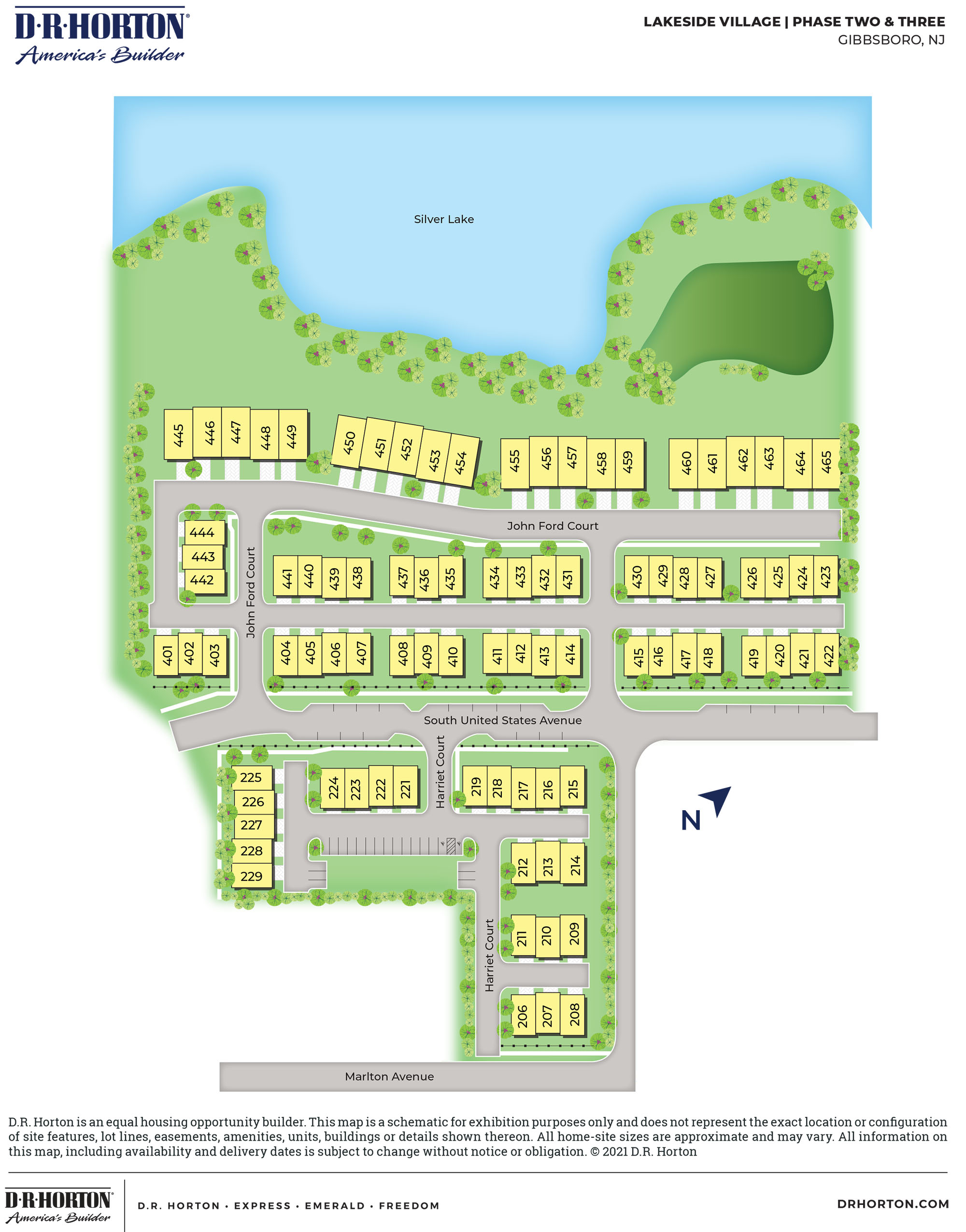 Static Lot Map