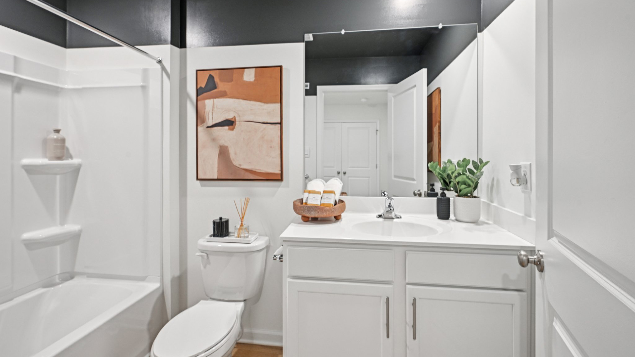 full bath on the second floor hall