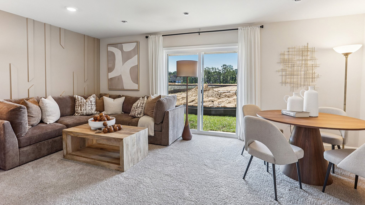 open concept flex room