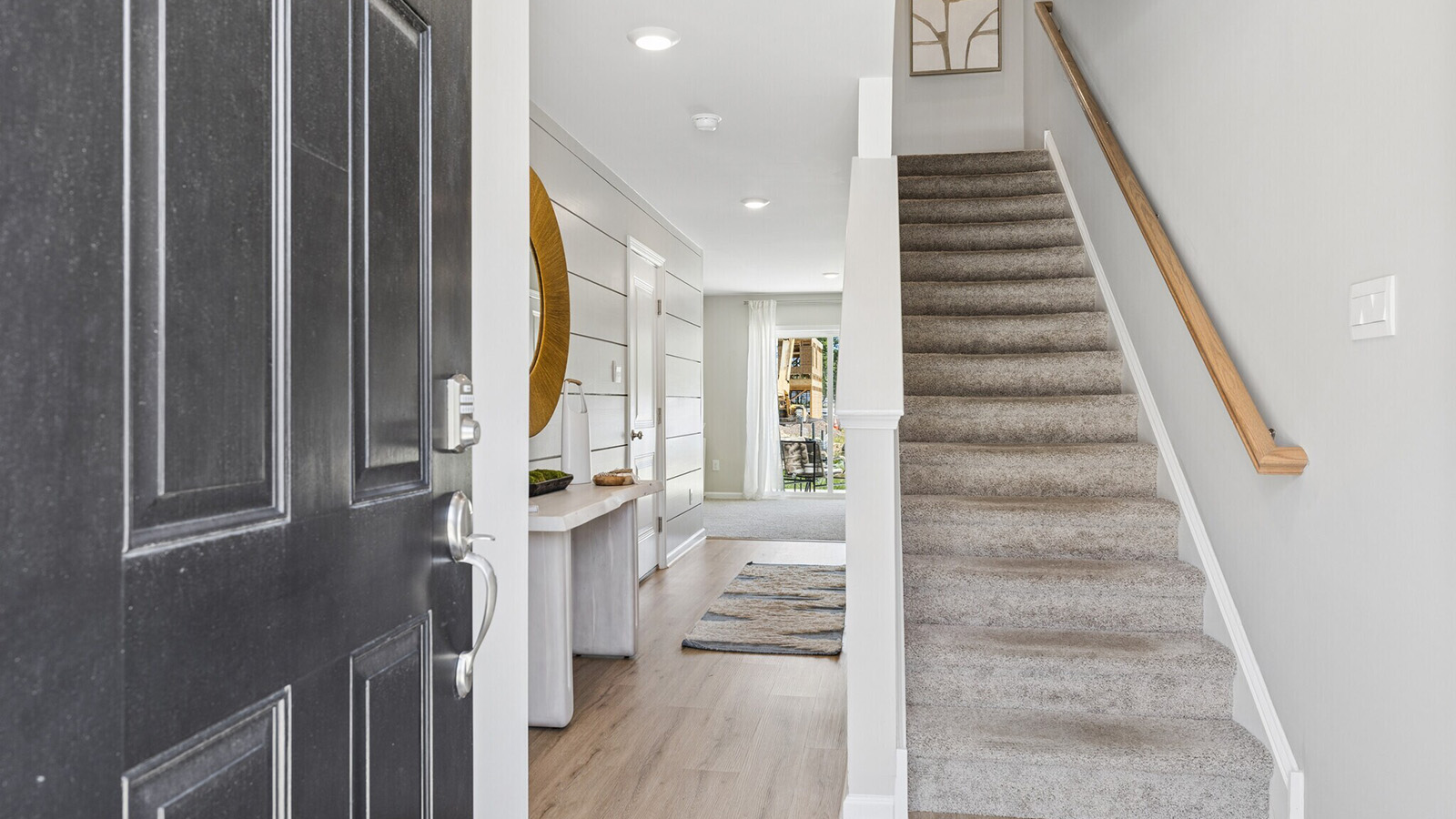 modern front entrance