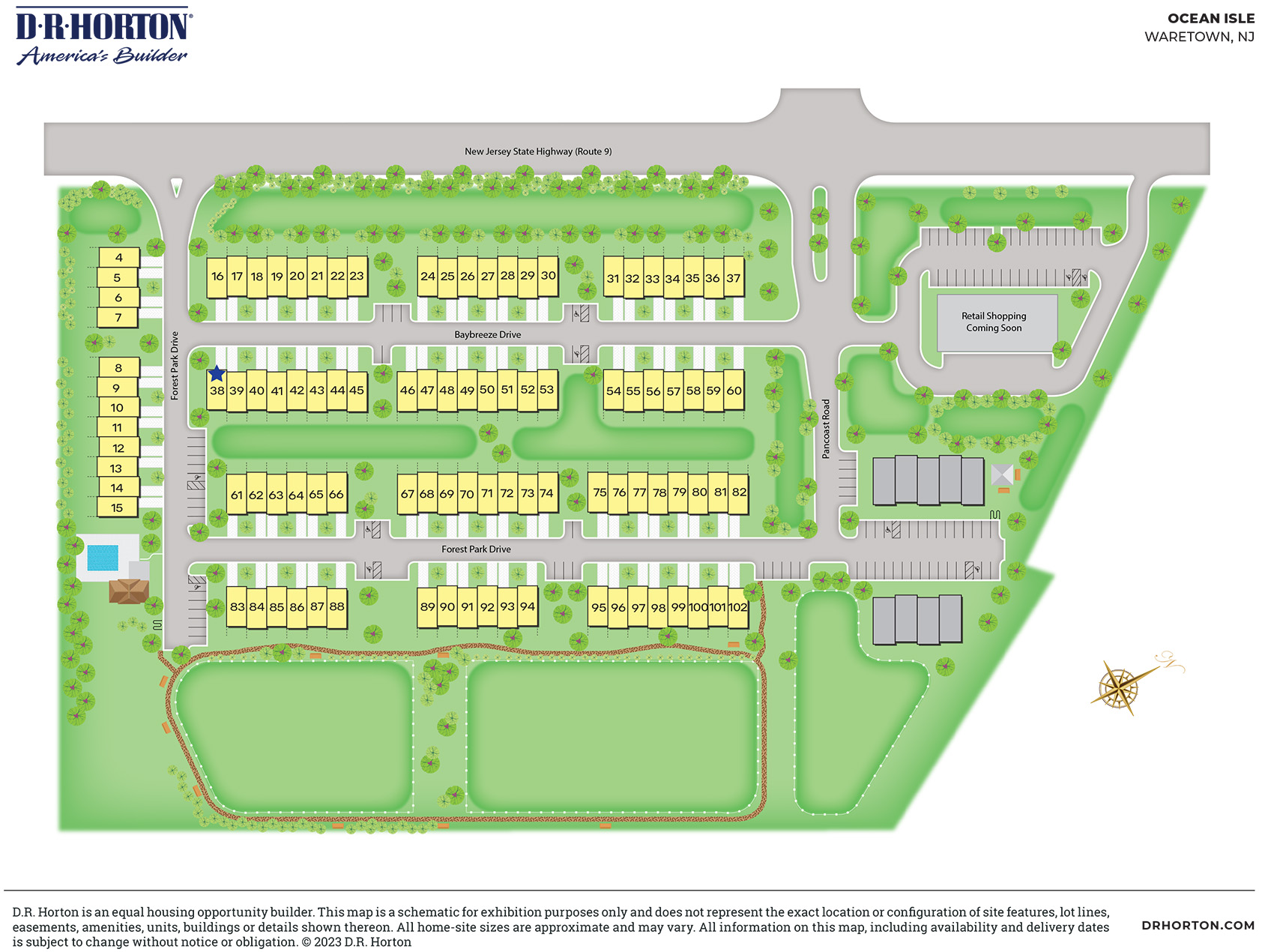 Static Lot Map
