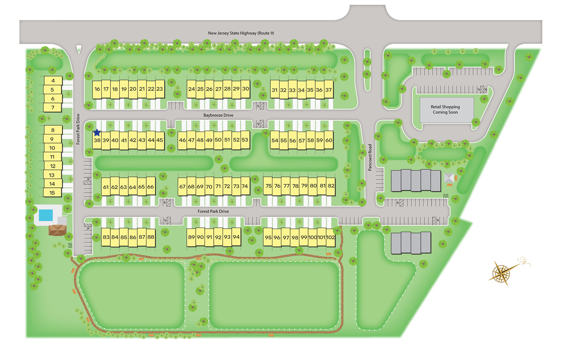 Static Lot Map