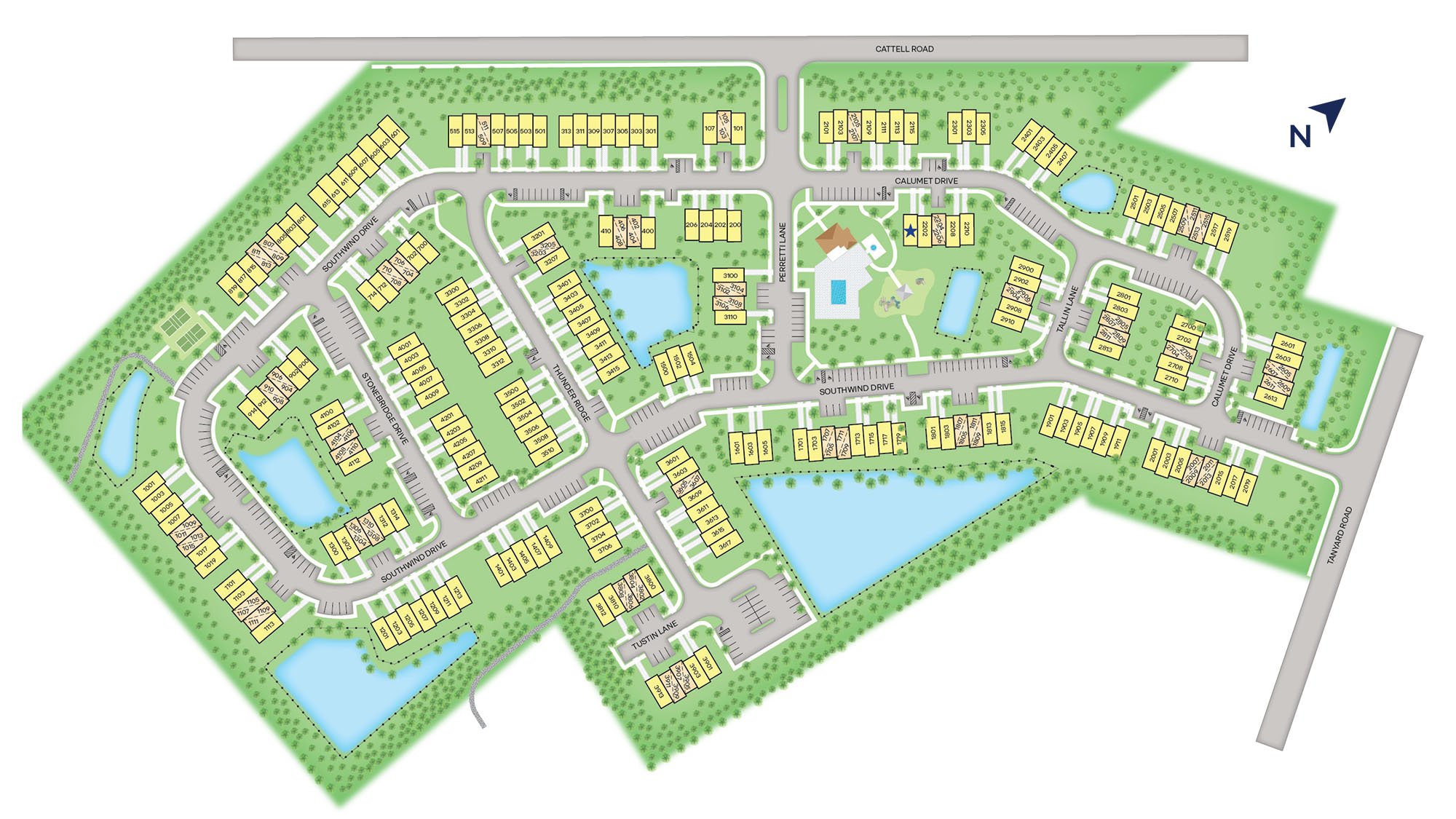 Static Lot Map