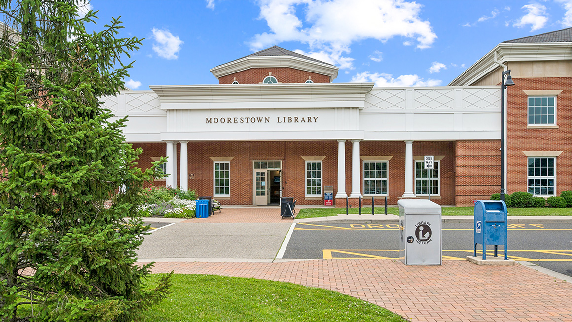 moorestown area photos showing the public library