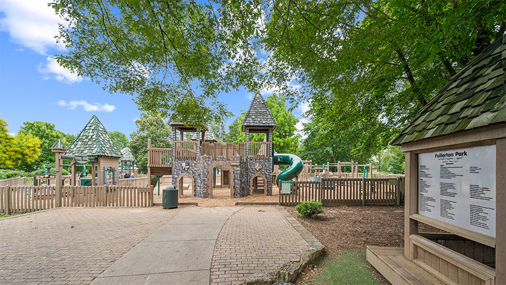 Moorestown area photos showing a nearby park