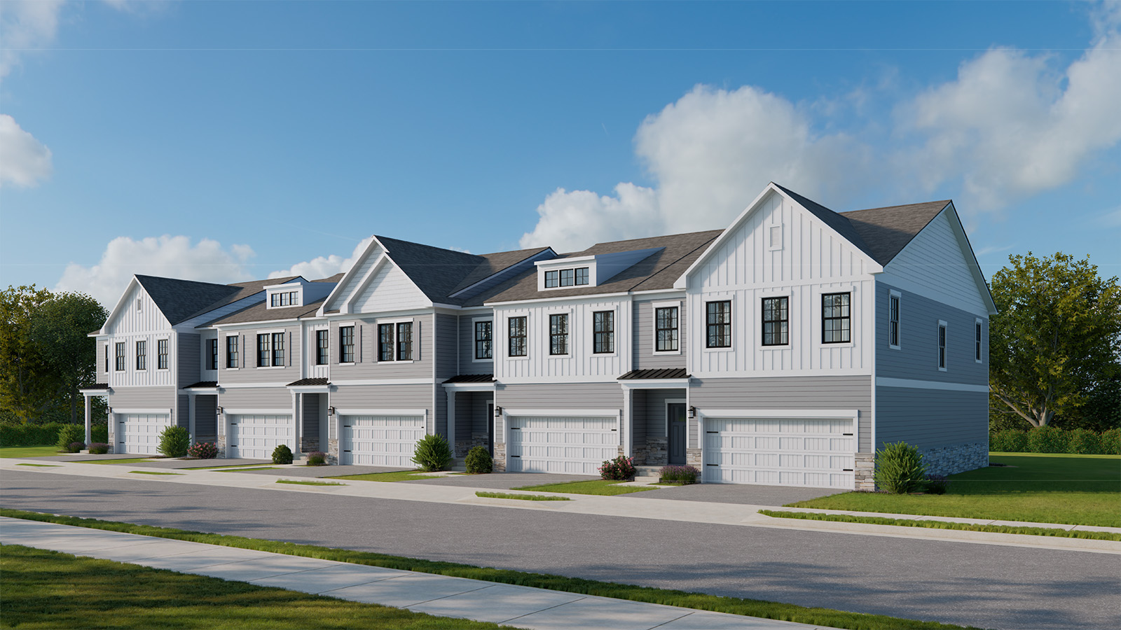 front exterior rendering of a Crofton model