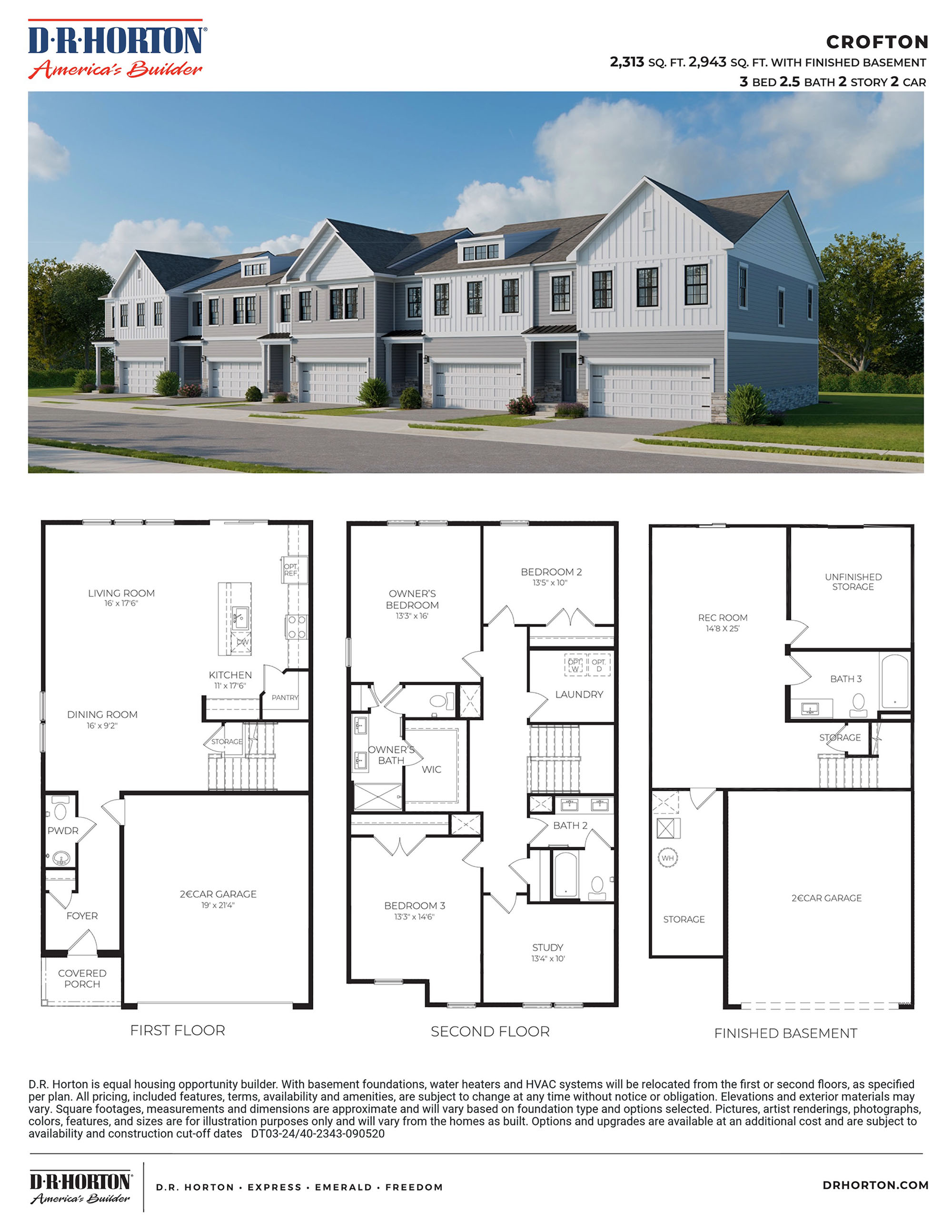 The Crofton floor plan