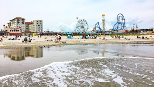 beach and boardwalk