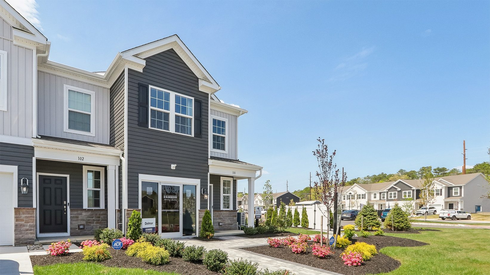 front exterior of model home