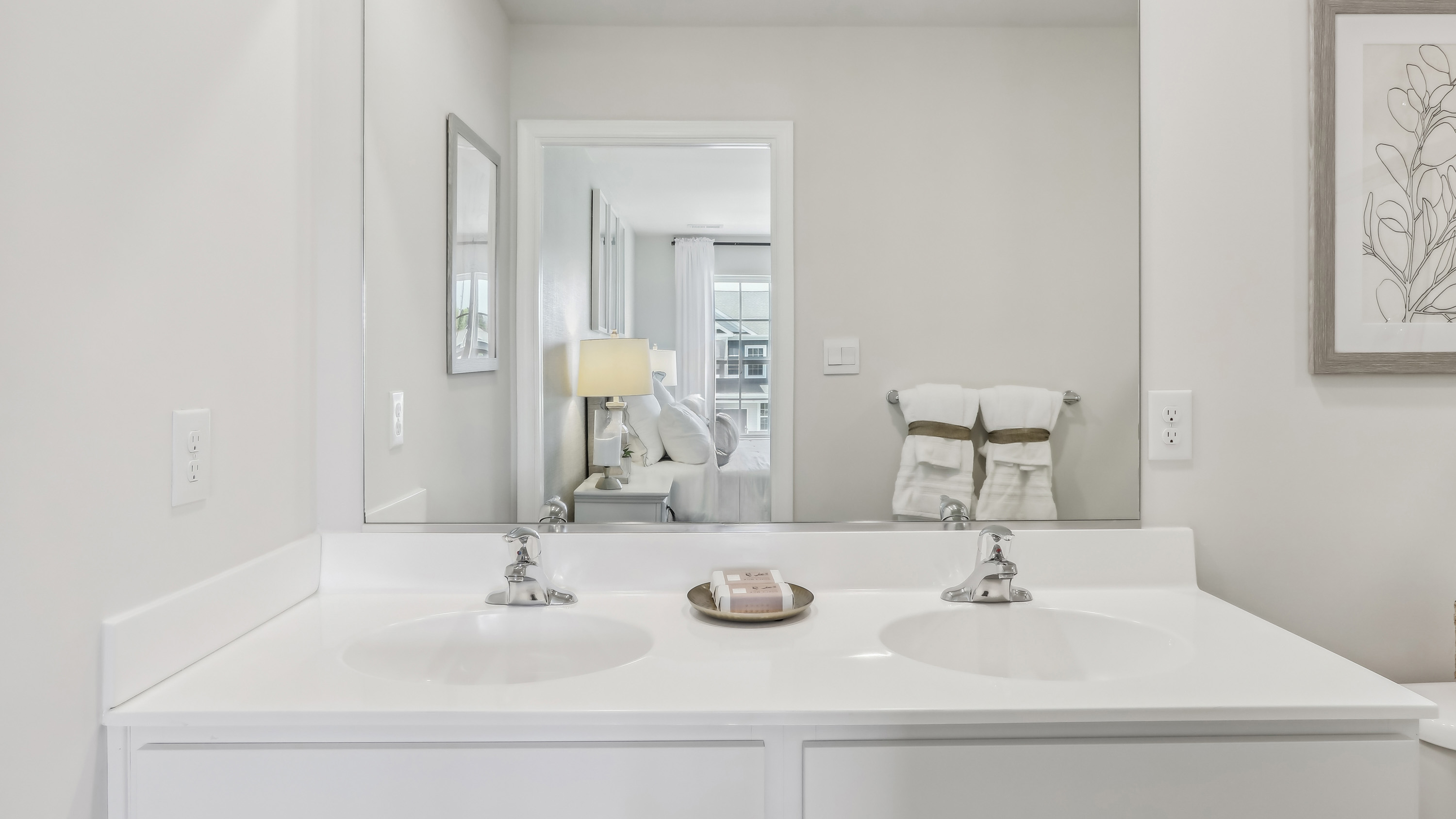 full bath with double vanity