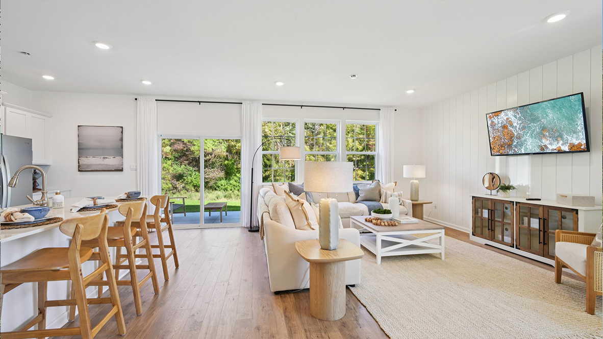 open concept living space