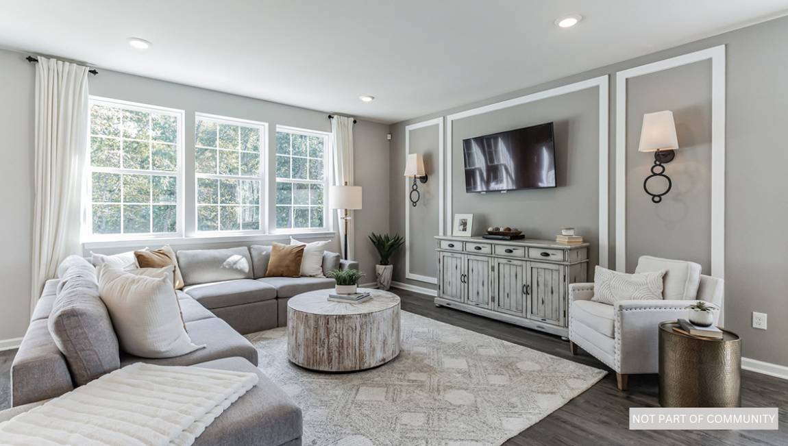 open concept living room