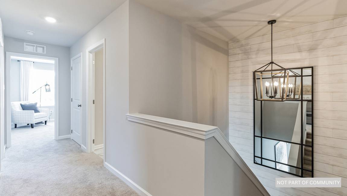 upstairs landing and staircase