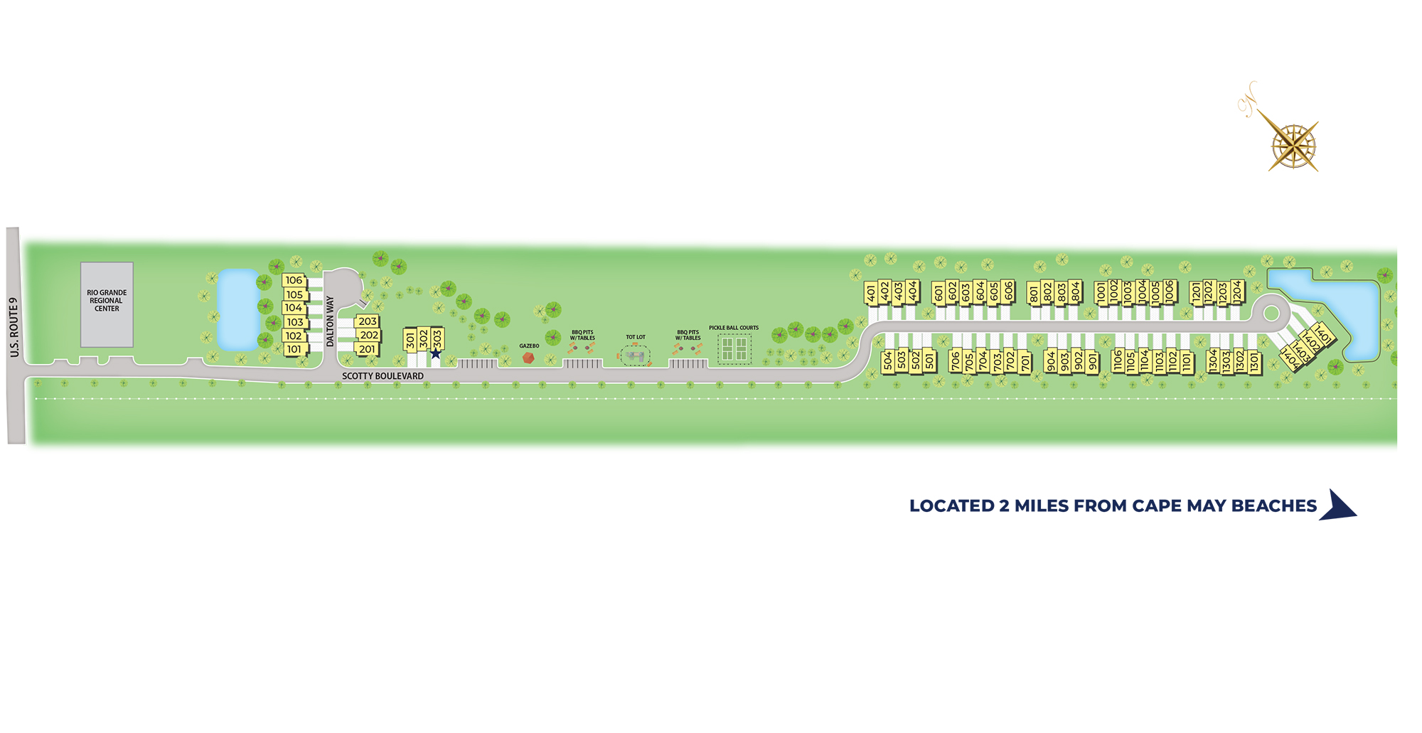 Static Lot Map