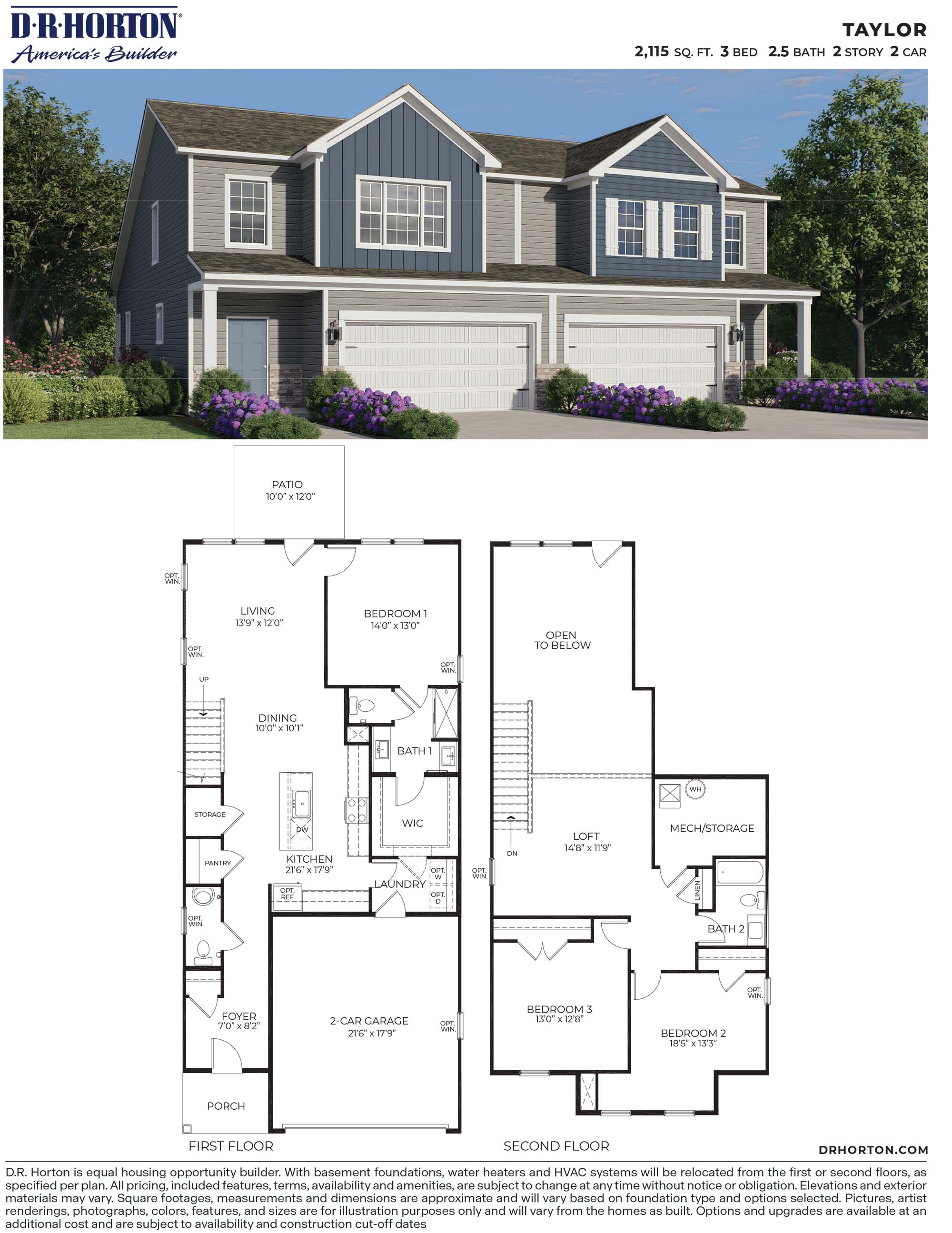 the Taylor floorplan