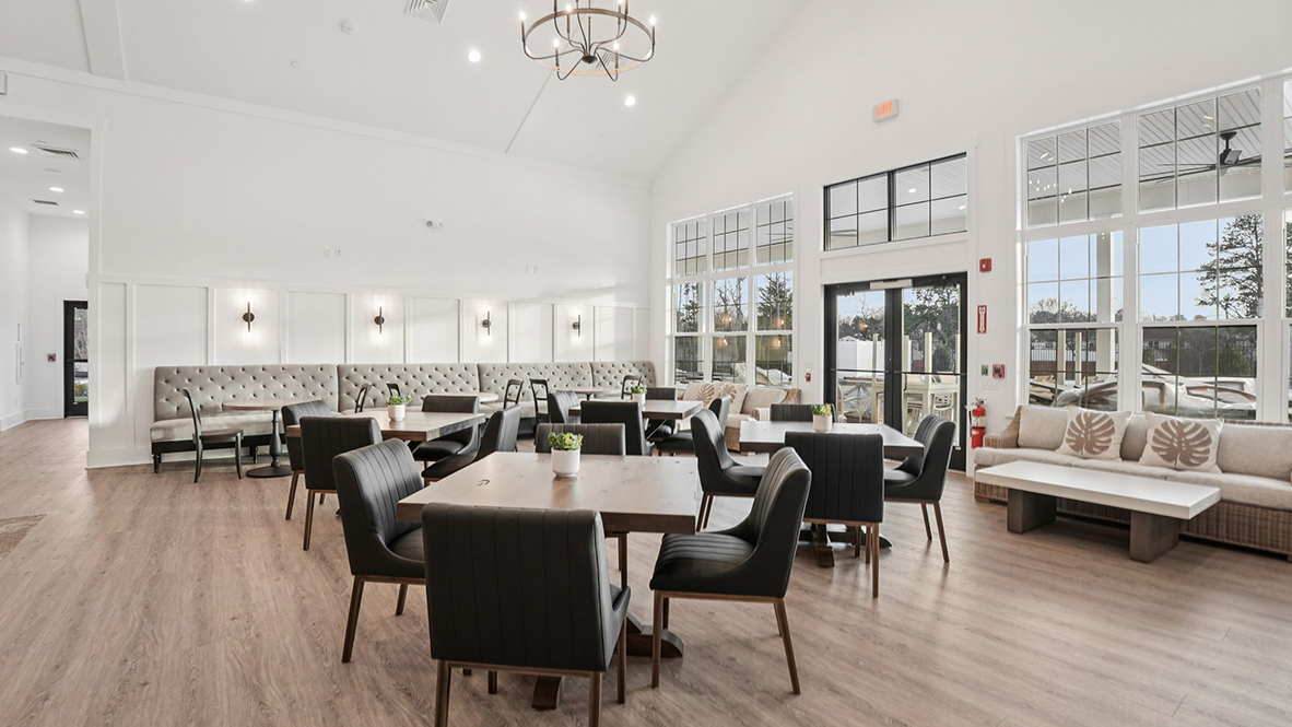 tides and winds clubhouse interior