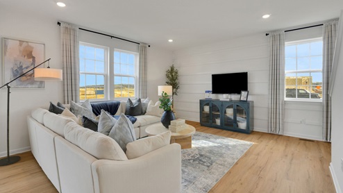 open concept living space