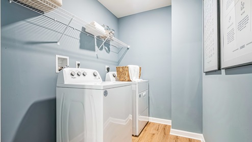 upstairs laundry room