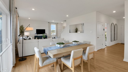 open concept living space