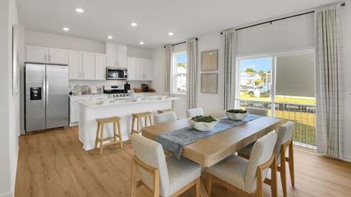 kitchen with kitchen island