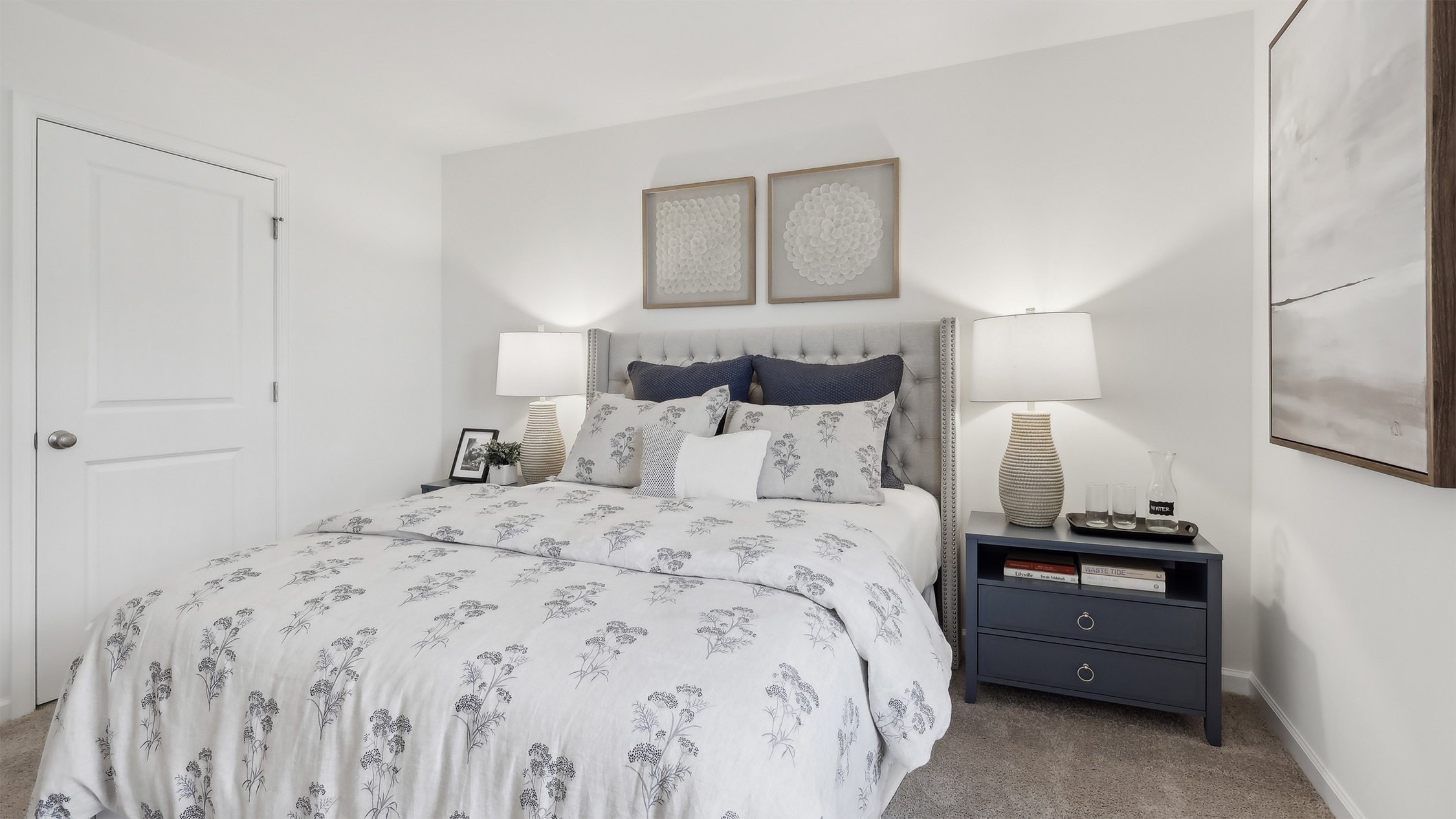 large bedroom with modern design