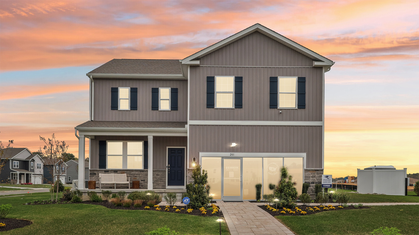 front exterior of a galen model at winds at ocean club